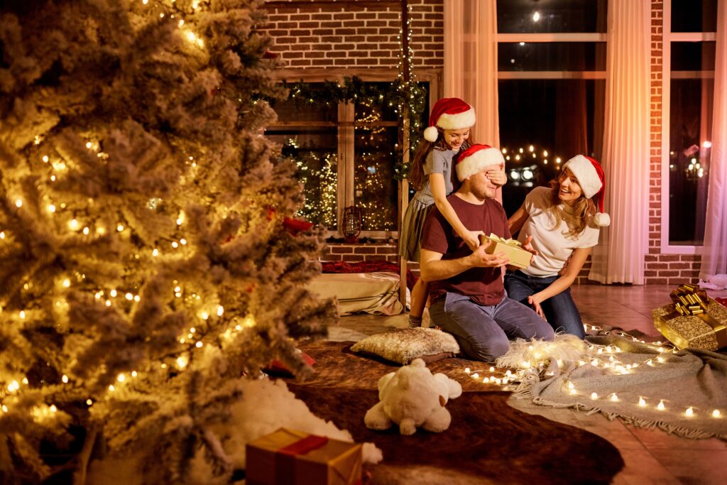 christmas tree and furnace